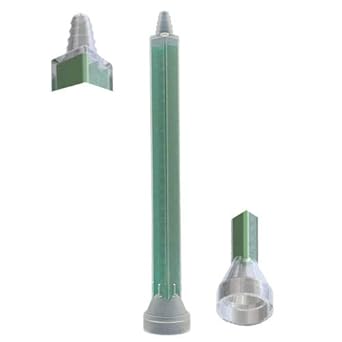Atlas Pro Mixing Nozzle-Square Low-Waste for 200ml, 400ml, 600ml, 1500ml Dual-Barrel cartridges-100 Pack