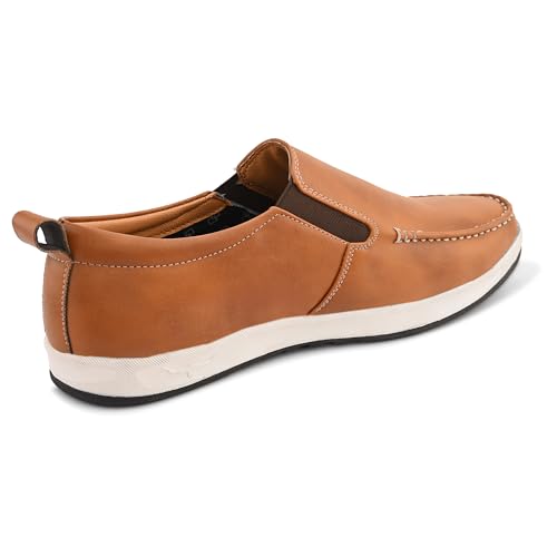 Image of Centrino Walking Loafers for Men | Shoes for Man Stylish | Casual Slip-On Lightweight Moccasins | Cushioned Insole | Breathable Comfortable | Hand-Stitched | Mens Loafer Shoes for Daily Office Outings (9495)