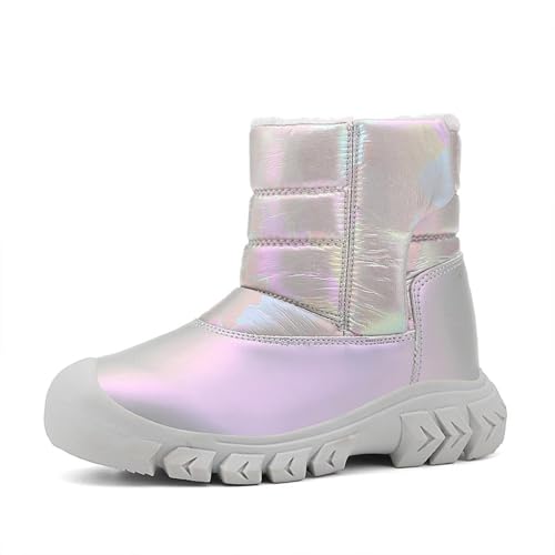 Boys and Girls Snow Boots Winter Waterproof Non-slip Cold-proof Shoes (Toddler/Little Kids/Big Kids) - Main Image