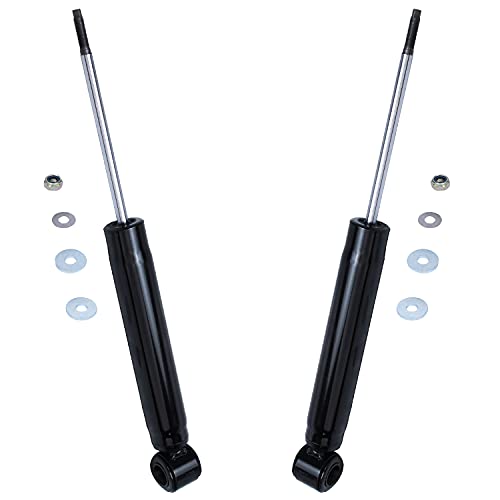 Image of Detroit Axle - FWD Pair Rear Shocks for 1993-1997 Volvo 850, 1998-2004 C70, 1998-2000 S70, 1998-2000 V70, 2 Shock Absorbers Assembly Replacement