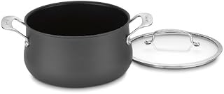 Cuisinart 6445-22 Contour Hard Anodized 5-Quart Dutch Oven with Cover,Black