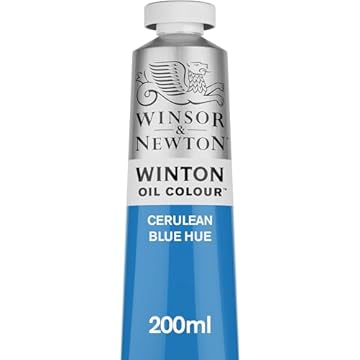 Winsor & Newton Winton 200ml Oil Colour - Cerulean Blue Hue,1437138