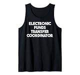 Elektronische Geldüberweisung Koordinator Tank Top