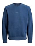 JACK & JONES Jcopoint - Insignia de Sudor con Cuello Redondo, Gris, M