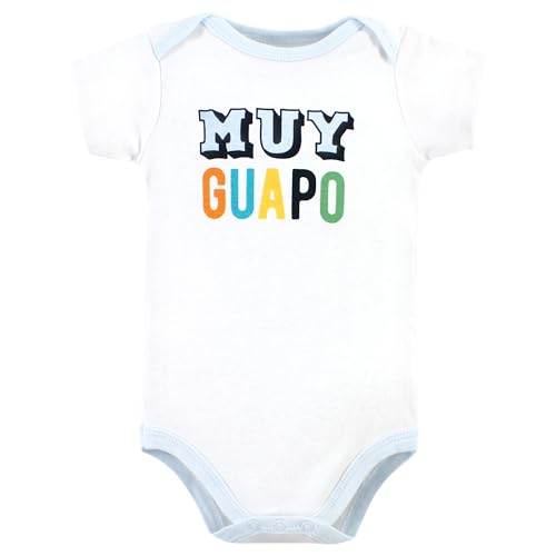 Image of Hudson Baby Unisex Baby Cotton Bodysuits 5-pack