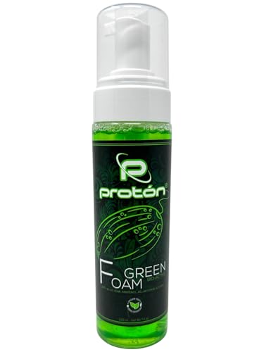 PROTON Green Soap Foam 220 ml – Espuma – Jabón verde para tatuaje limpiar/limpiar – INKgrafiX® Alemania – Estudio profesional