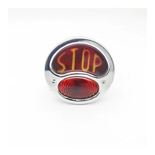 Feu arrière rond de frein pour moto ancienne pour remplacer un éclairage faible