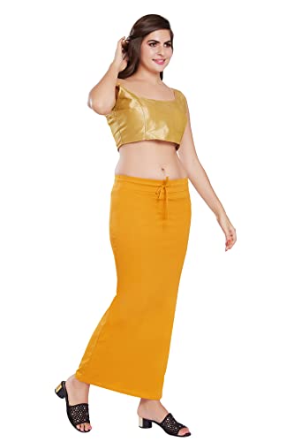 Image of RANI SAAHIBA Women's Stretchy Slim Fishcut Petticoat Cotton Shapewear