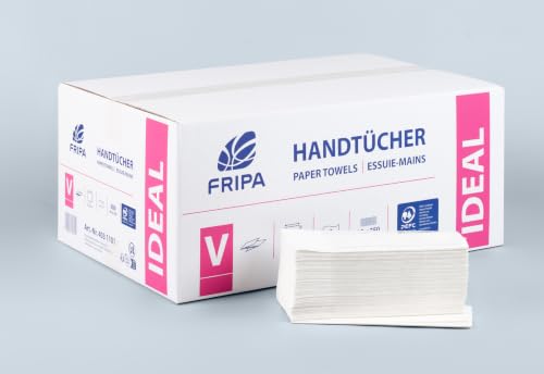 Toalla plegable Fripa Ideal de 1 capa con 250 hojas por paquete