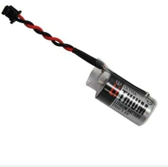 Omron Within 2 weeks_JZSP-BA01 3.6V ER3V 1000mAh PLC Lithium Battery for Toshiba PLC CNC Machine with Black Plug