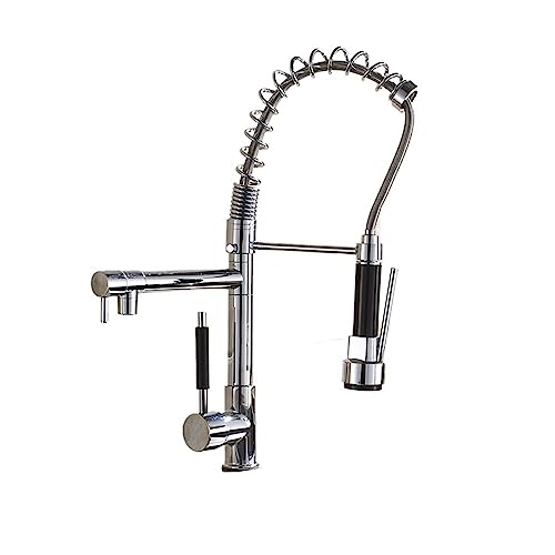 Robinet de cuisine extractible double jet pour simplifier vos recettes