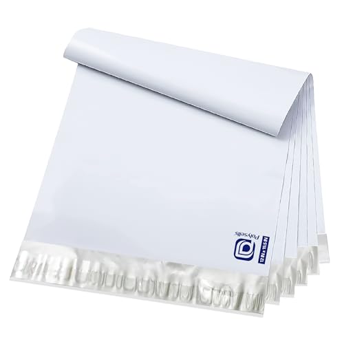 Image of POLYSELLS 12x15.5 White Poly Mailers 3000 Pack Shipping Bags for Clothing | Bulk Waterproof Tear Resistant Opaque Mailing Envelopes For Clothing Apparel Jackets Hoodies Ecommerce and Small Business