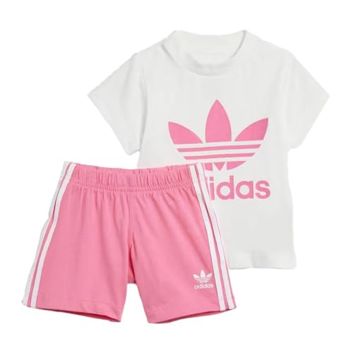 adidas Ensemble Blanc/Rose Fille IR6865