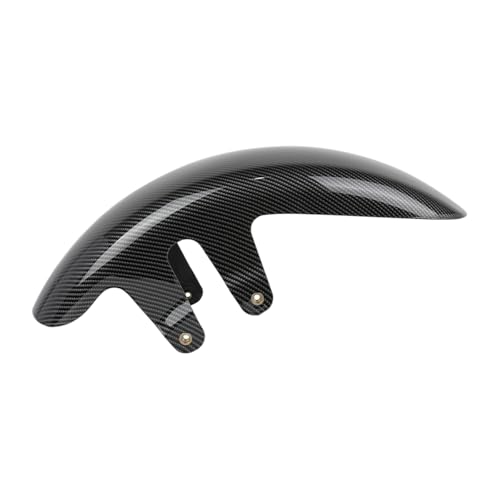 Garde-boue avant moto carbone forgé noir brillant pour Harley Road Glide CVO 23-25