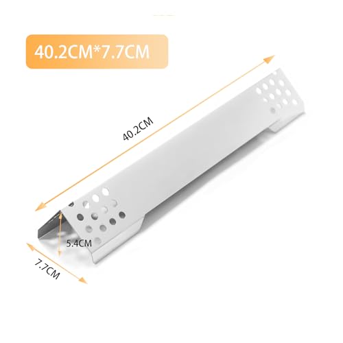 FIRXZYMZ 40.2CM Brennerabdeckung Heizplatte für Rösle Videro G4, G4-S, G4-S Nero, Vario+, Edelstahl Aromaschiene für Rösle Videro G2, G3, G6 Serie und Sansibar,Hitzeschild Flavorizer Bars Ersatzteil