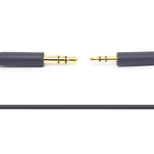 Cable Auxiliar 3.5mm a 2.5mm, 1.1 m, Gris miniatura 3