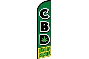 CBD Sold Here King Sized Flag