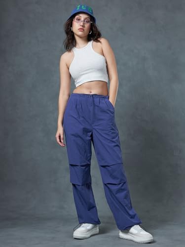 Image of Bewakoof Women's Loose Mid Rise Pants