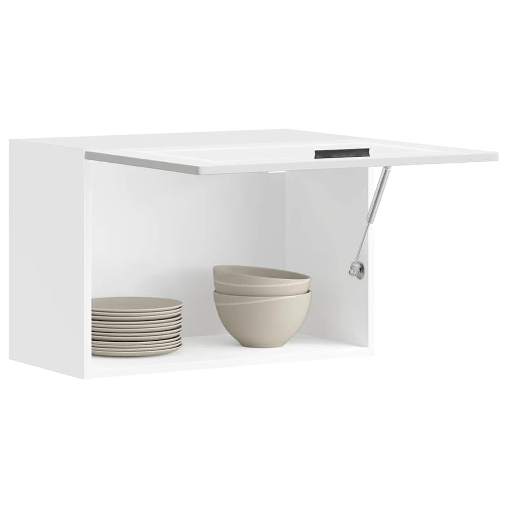 vidaXL Armoire Murale de Cuisine Porto Blanc Bois d ingénierie