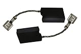  2 x Kohlebürsten für Bosch Kaltkreissäge GCD12JL 6,3 x 16 x 22 mm