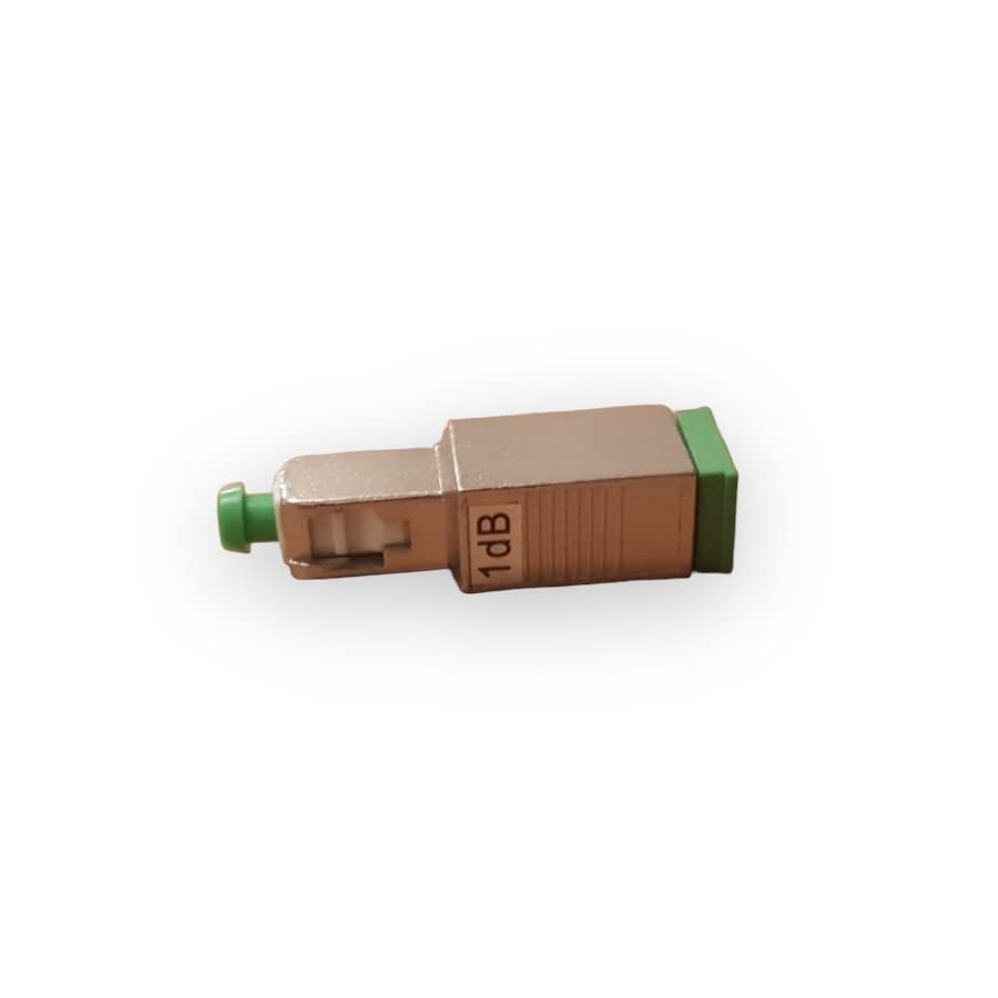 CHB Fibre Optic Attenuators 1dB 5dB 10dB 20dB Fixed Value SC LC APC UPC Male to Male/Female Single Mode 1310nm 1550nm Fiber Connector Attenuation (1dB SC/APC Male to Female)