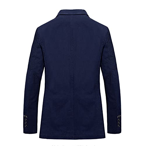 Blazer surdimensionné en coton noir taille S pour homme - 3