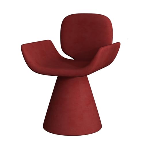 Silla de maquillaje para tocador de dormitorio con asiento giratorio de madera