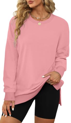 Image of XIEERDUO Womens Oversized Sweatshirts Pullover Casual Crewneck Long Sleeve Tops Comfy
