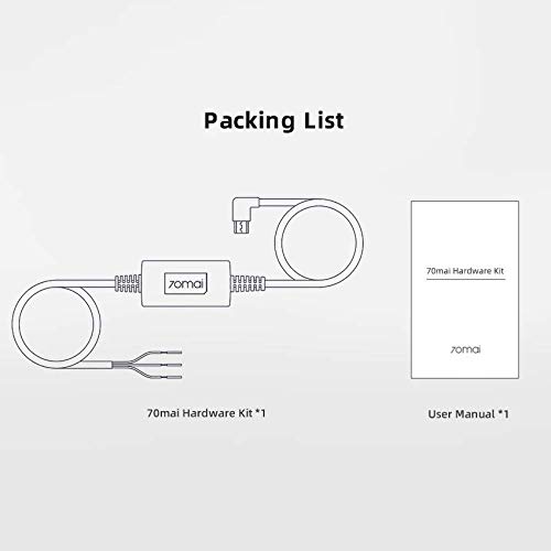 XIAOMI 70mai Hardware Kit UP02 A800/A500/D07/D08/D05/1S Marke