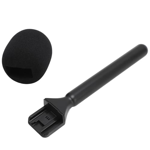 Adaptador inalámbrico para micrófono de mano, mango ligero para entrevistas compatible con Rode Wireless GO II con espuma contra viento miniatura 7