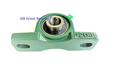 UCP211-32 Solid Base Pillow Block Bearing | 2” ID | Double Seals | Heavy-Duty | Self-Aligning | 2-Bolt Mount