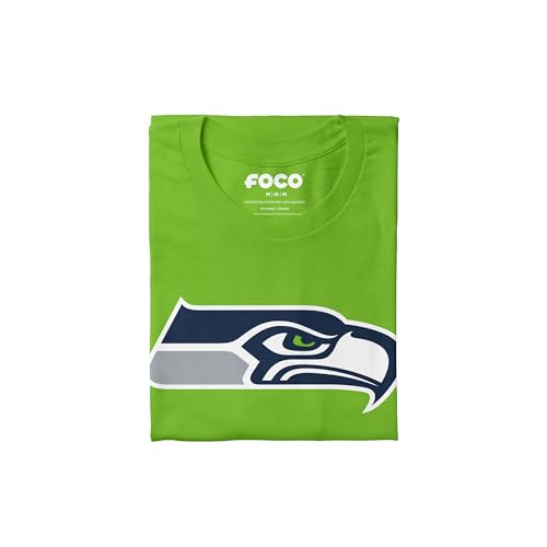 Image of FOCO Men's NFL Team Primary Logo Black Short Sleeve T-Shirt
