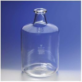 Corning 1595-2X Borosillicate Glass 9.5L Solution Bottle w/Tooled Neck, Case of 4