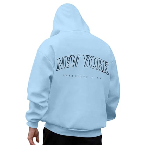 Pull col V en coton pour homme | Sweat basique relaxed fit confort