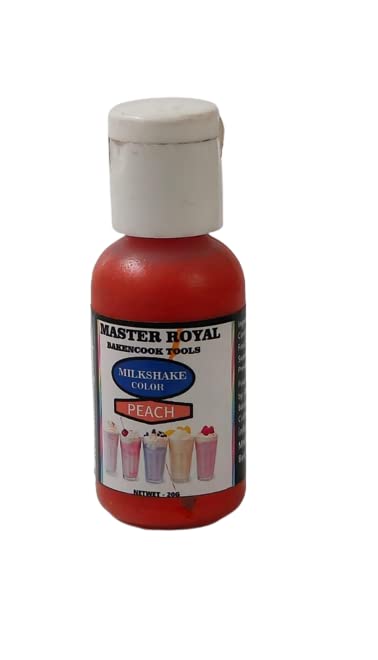Master royal backncook tools milkshake food color (peach)