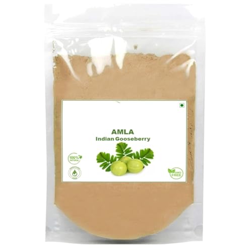 aj Amla Powder for Hair Growth Organic (Nellikka, Aamla for Hair, Aamla,Awla, Aavla, Amloki) No Preservatives, No Color, No Chemical or fragrance added -100 gm