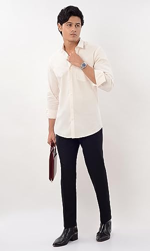Image of Men's Solid Slim Fit Shirt