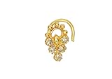 Indian Nose Ring Thanksgiving Gold Nose Stud Indian Nose Piercing Gold Nose Screw Body Jewelry 925 S