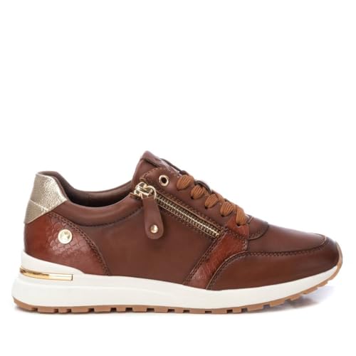 XTI - Zapatilla Mujer Camel - Calzado Cómodo y Versátil - Moda Casual - Modelo 14320202 (Talla 39)