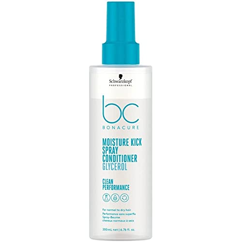 SCHWARZKOPF PROFESSIONAL BC Bonacure Moisture Kick Spray Conditioner Glycerol Clean Performance 200 ml