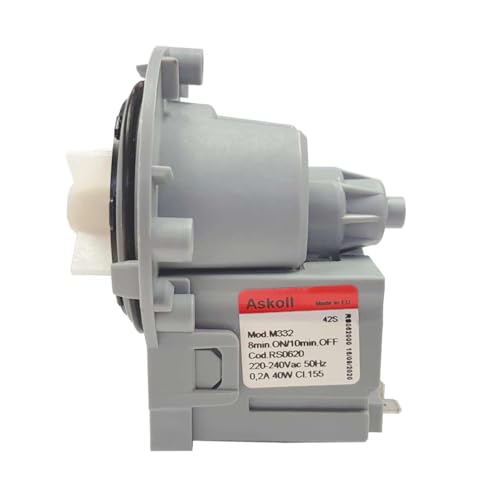 Recamania magnetische Universal-Abflusspumpe für verschiedene Waschmaschinenmodelle: LG, Otsein, Samsung, Zanussi, Corberó, Gorenje und Askoll. Modell M231/M332/T2124.