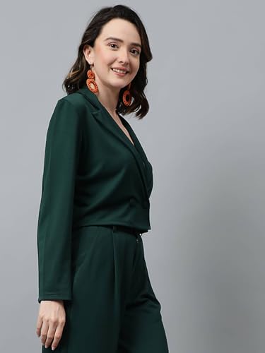 Image of KOTTY Women's Solid Single Breasted Casual Blazer