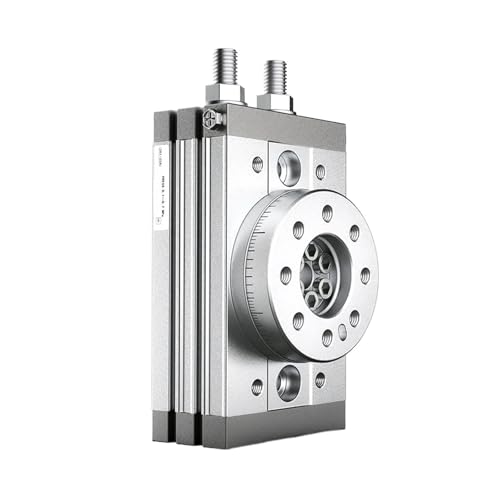 Vérin pneumatique oscillant MSQB avec table rotative réglable 190° - 2
