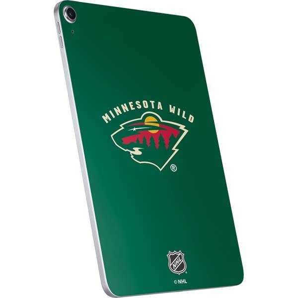 Skinit Decal Tablet Skin Compatible with iPad 11th Gen (2025) - Officially Licensed NHL Minnesota Wild Solid Background Design