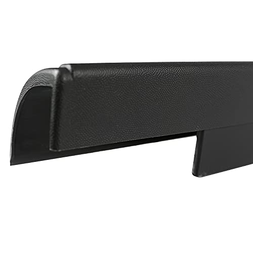 Spec-D Tuning Black Tailgate Cap Molding Protector Cover Compatible with 1999-2007 Ford F250 F350 Super Duty