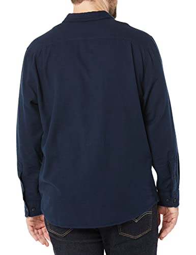 Image of Amazon Essentials Men's Regular Fit Long-Sleeve Flannel Shirt, Soft Brushed Cotton, Lightweight yet Warm