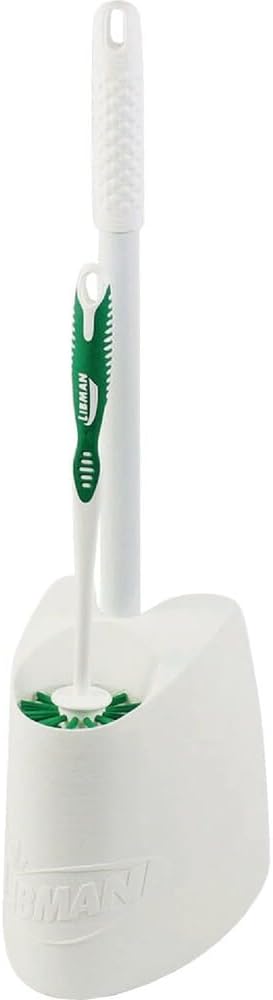 Libman 1024 Toilet Brush and Plunger Combo with hygienic Storage Caddy