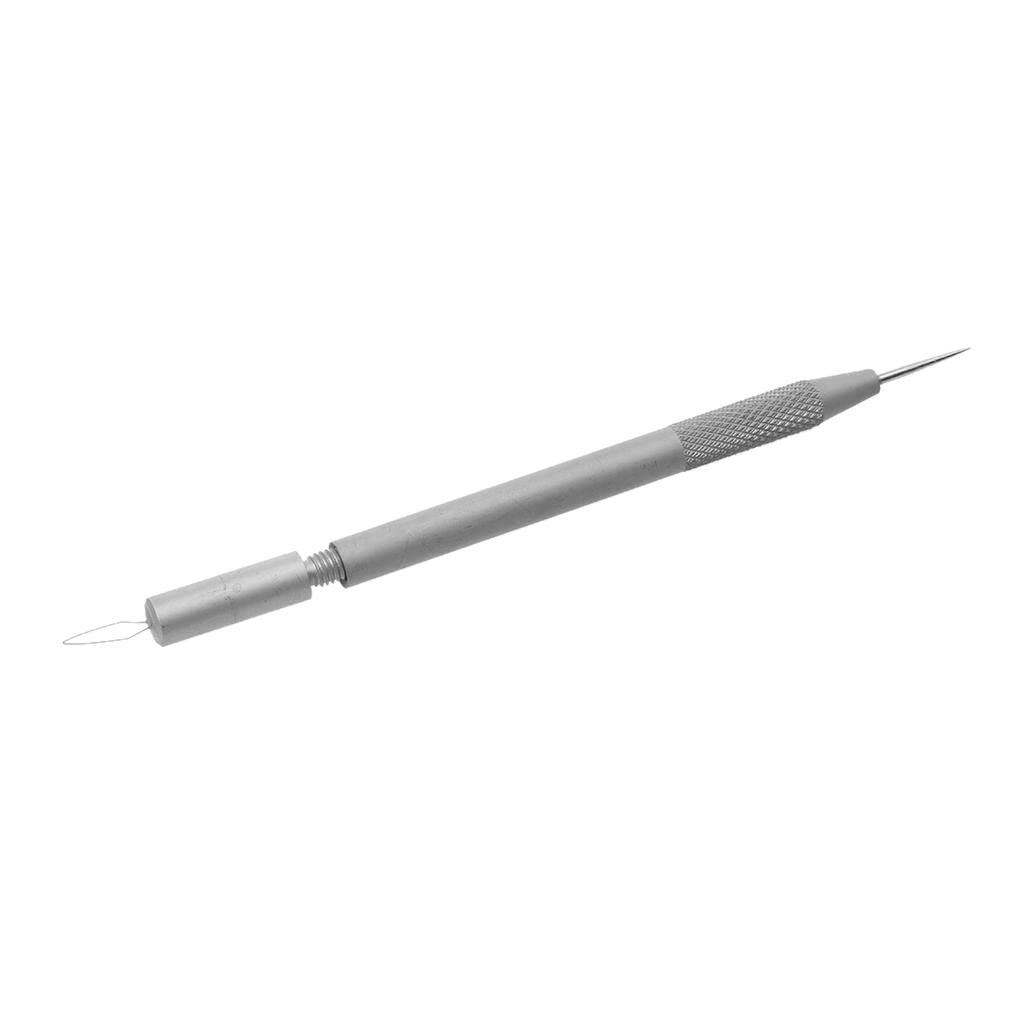 needle threader device leather craft awl punch cross-stitch sewing tools