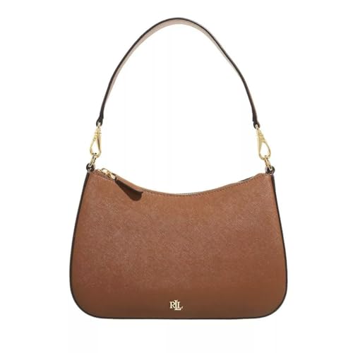 Ralph Lauren Bolso De Hombro De Mujer Marca, Modelo Danni Shoulder Bag Medium 431883768, Hecho De Cuero., marrón, 18,4 x 25,4 x 5,2 Ralph Lauren Bolso De Hombro De Mujer Marca, Modelo Danni Shoulder Bag Medium 431883768, Hecho De Cuero., marrón, 18,4 x 25,4 x 5,2