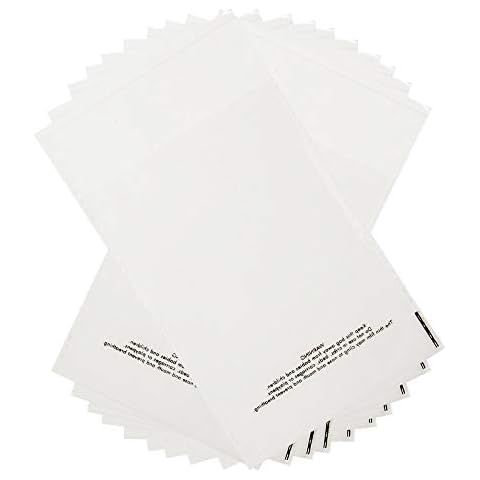 DOSIMIIN Clear Cellophane Bags 3X5 200Pcs, Self Seal Adhesive, Suffocation warning sign, Multi Purpose Packing,Bread cookie candy clothes stationery jewel and more, Reuseable, (Clear, 3x5) Cover